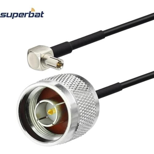 Superbat N Plug Straight to TS9 Male RA Connector Pigtail Coax Cable 15cm for Sierra Wireless USB Sticks AC402 AC503 ZTE MF668