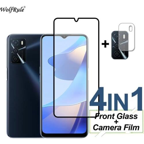 Full Cover Tempered Glass For OPPO A16 A15 A15S A35 Screen Protector Protective Phone Camera Lens Film On For OPPO A16 A15S A15