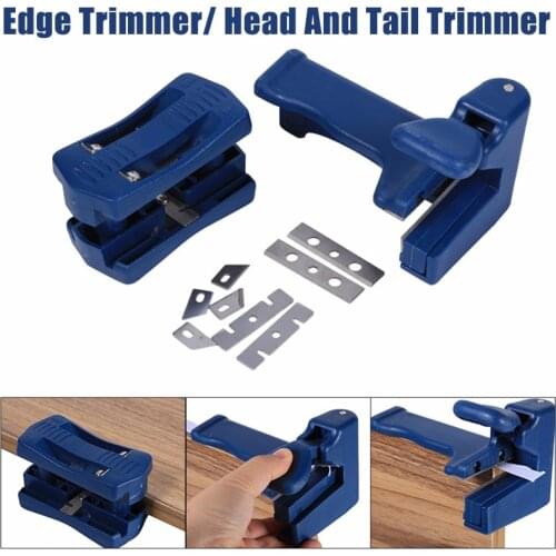 2pcs Double Edge Trimmer Wood Side Banding Machine Set Wood Head and Tail Trimming Woodworking Tool Blade Carpenter Hardware