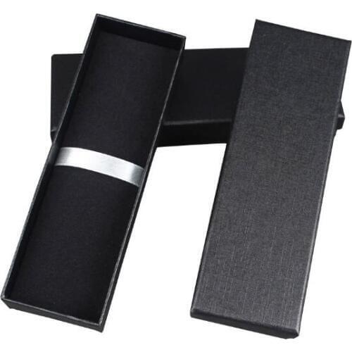 200pcs/lot Pen Boxes 16.5x5.5x2.7cm Pen Packaging Box Paperboard Pen Display Carrying Case Business Gift Jewelry Packing