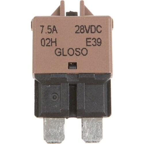 5~30A Car Manual Circuit Breaker Blade Fuse 12V/24V Resettable Boat Marine Rally