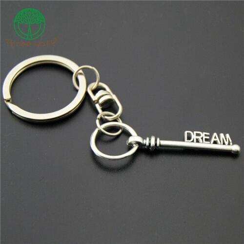 The key To Dream Keychains Pendant Travel Keyring Jewelry Handmade Gift