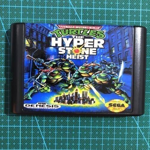 Turtles The Hyperstone Heist For Sega Mega drive 16 bit MD Games Card For Sega Mega Drive For Genesis