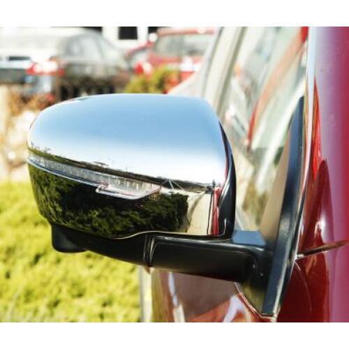 Higher star ABS chromes 2pcs car door mirror decoration cover,rearview protection cover For NISSAN QASHQAI 2008-2019