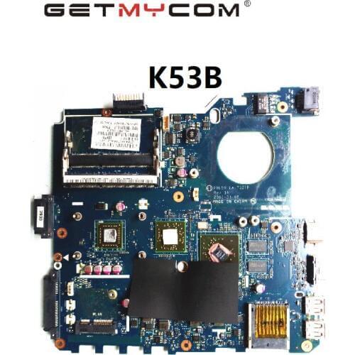 Getmycom K53B Motherboard HD6470 For ASUS X53B X53BY LA-7322P K53BY K53BR laptop Motherboard K53B Mainboard K53B test work
