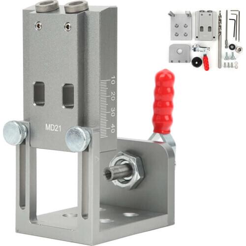 Oblique Drill Locator Aluminum Alloy Oblique Hole Jig Kit Angled Hole Locator DIY Woodworking Tool DIY Tool