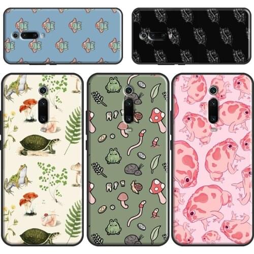 Cute Cartoon Frog Collage Case For POCO F3 M3 Pro POCO X3 Pro Coque For Xiaomi Mi 11 Ultra 10T Pro Mi Note 10 Lite