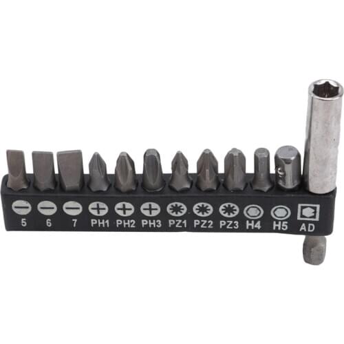12Pcs Bit Damaged Stripped Screw Extractor Set For All-Purpose HSS Broken Bolt Extractor Screw Remover Set