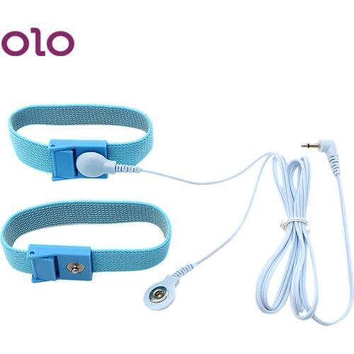 OLO Electric Shock Penis Rings Penis Extender Stimulator Erotic Cock Rings Sex Toys for Men Medical Themed Toys