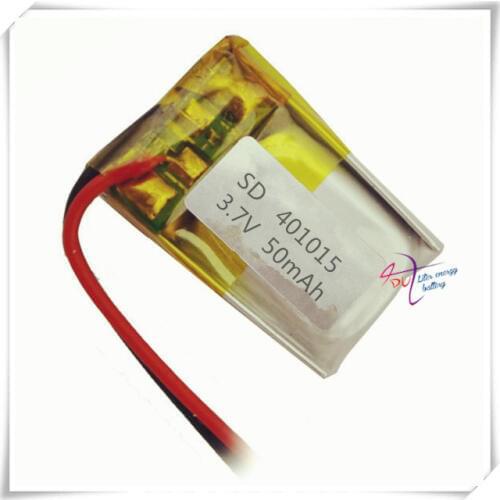 XHR-2P 2.54 401015 50mAh polymer lithium ion battery Rechargeable batteries