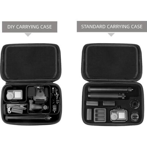 Portable case waterproof Protection Box Spare parts Storage Bag for DJI OSMO ACTION camera Accessories