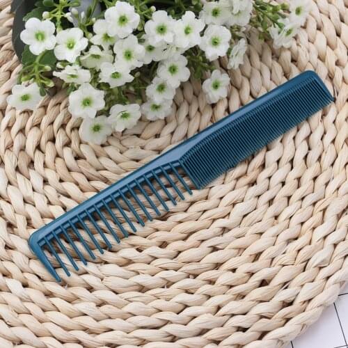 Professional Hair Comb Haircut Special Anti-static Comb Haircut Barber Comb(Blue)