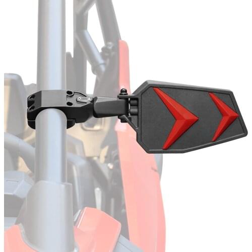 UTV Adjustable rear view mirror side mirrors for Polaris Ranger RZR XP 1000 900 800 for Can-am maverick x3 1.75 " - 2"