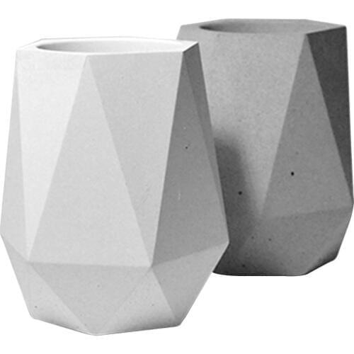 Nicole Silicone Concrete Mold for Flower Pot Handmade Craft Cement Vase Mould