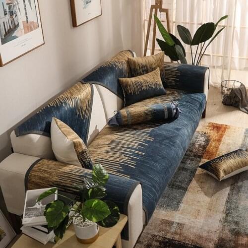 Modern Simple Sofa Cover Cushion Four Season Sofa Towel Non Slip Couch Cover luxurious Home Decoration