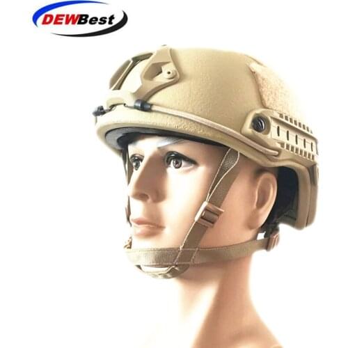 UHMWPE ISO Certified DELUXE Worm Dial NIJ Level IIIA FAST High Cut Bulletproof UHMWPE allistic Helmet With 5 Yrs Warranty