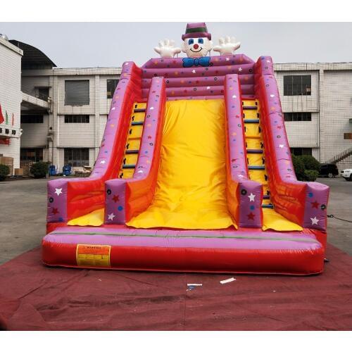 Outdoor giant inflatable dry slide,inflatable giant slide for kids playground