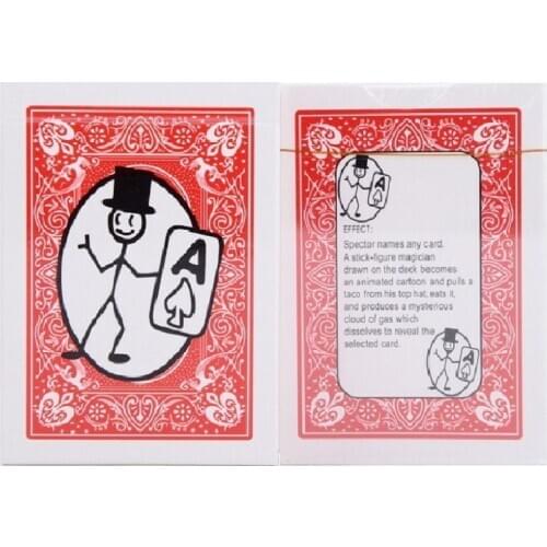 Magic Cartoon Deck Card-toon Playing Cards Animation Prediction Poker Magic Card Games Magic Trick Props for Magician