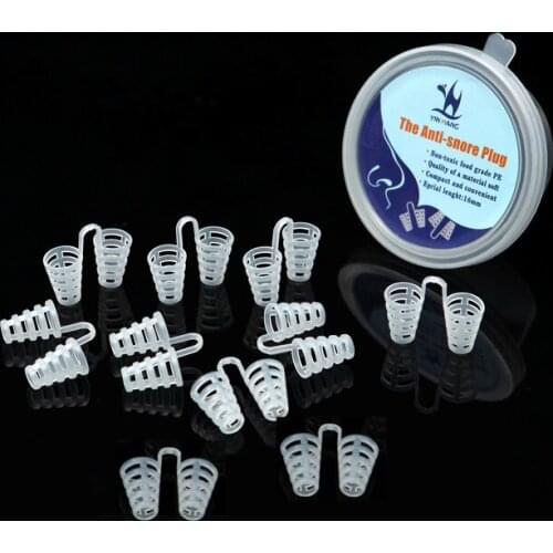 10pcs Quality Anti Nose Clip Nasal Strips Nose Purifier Nasal Dilators Stop Snoring Easy Nasal Dilator Snore Easy Health Sleep