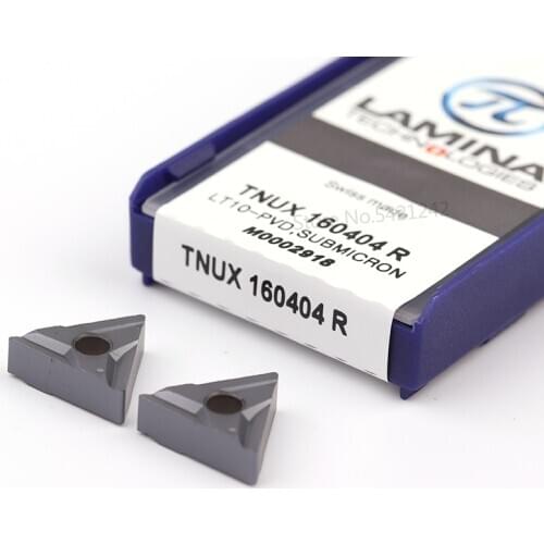 10pcs TNUX160404 R TNUX160408 R TNUX160404L LT10 original CNC blade carbide insert lathe cutter tool External Turning Tool