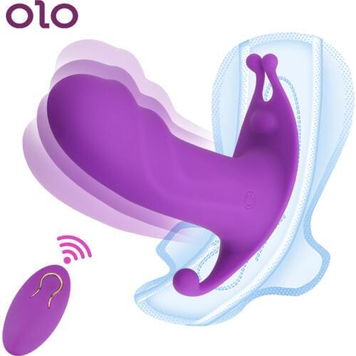 OLO 10 Speed Clitoris Stimulator Sex Toys for Women Wearable Panties Vibrator Wireless Remote Control Dildo Vibrator