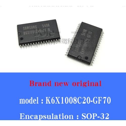 2/PCS Lot New original K6X1008C2D K6X1008C20-GF70 low-power integrated IC chip SOP-32