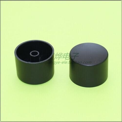 34*25MM black plastic knob potentiometer knob speed control knob flower shaft inner hole 6MM