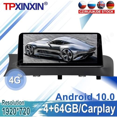 Android 10.0 For BMW X3 F25 X6 F26 2011 2012 -2017 Car 4+64GB Multimedia Player DVD Stereo Radio Auto Audio GPS Navi