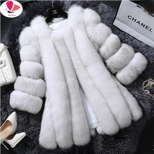 Apipee Women's Jackets With Fur
