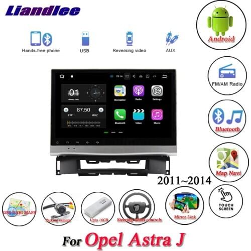 Car Android Multimedia System For Opel Astra J 2011-2014 Radio AUX Mirror Link GPS Navigation HD Stereo Screen