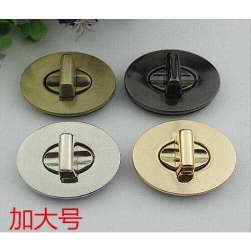 Free shipping Bag with Parts & Accessories (10 PCS/lot) 4 color extra large oval handbags twist twist lock buckle lock