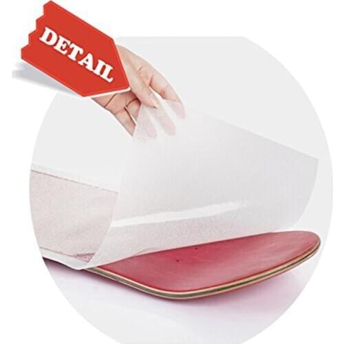 84*24cm Double Rocker Skateboard Sandpaper Clear Transparent Grip Tape Skateboard Sticker Rough Longboard Sandpaper Griptape