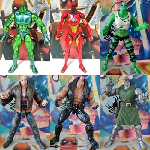 ML Legends No Head Body She-hulk Logan Rage Dr.Doom Ironheart Vault Guardsman 6" Loose Action Figure