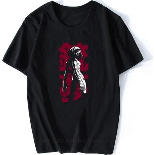 Battle Angel Alita T Shirt Gunnm Anime Gully Gally Fashion Style Black T-shirt Casual Design Unisex Men/Male Cotton Tee