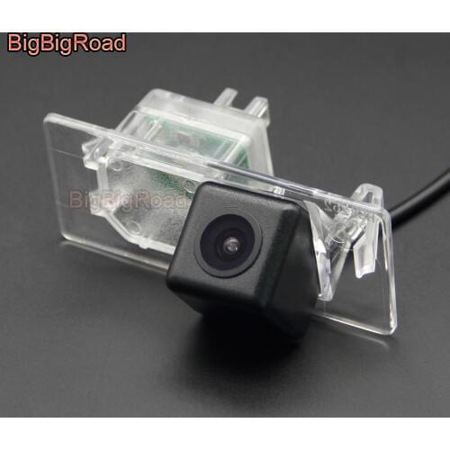BigBigRoad Car Rear View Camera For Skoda Superb Combi B6 Fabia 2015 Octavia III 2013-2018 Rapid 2012-2018 For Porsche Cayenne