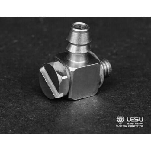 LESU Metal M3 Oil Nozzle for 1/14 RC Tractor Truck TAMIYA Hydraulic Dumper Model Loader Forklift