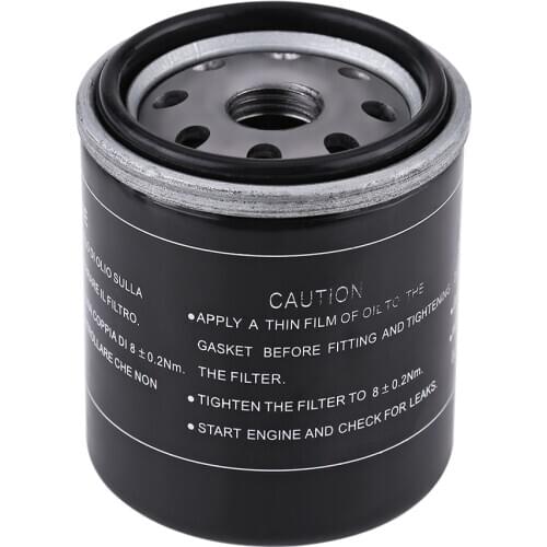 68 x 54mm Black Iron Motorcycle Oil Filter for Piaggio 125 150 200 250 Vespa X7 X8 X9 GT Aprilia Scooter