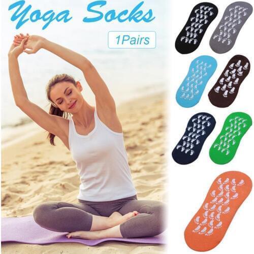 2019 New Home & Living Adult Size 35-42 Yards Trampoline Yoga Socks Non-slip Indoor Socks