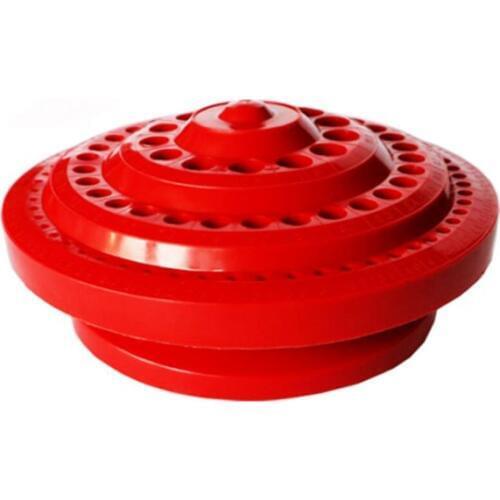New 100pcs Hole Drill Bit Storage Case Holder Round Shape Hard Plastic Organizer Stand
