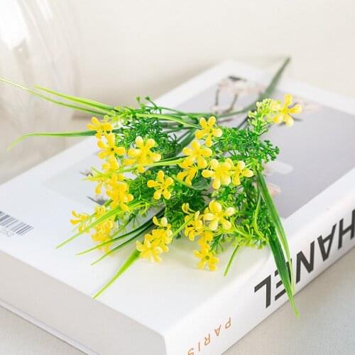 Plastic Kamuning Flower Arrangement Plant Forest Retro Art Furnishings Decorative Spring Flower