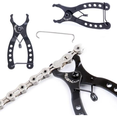 Portable RISK Bicycle Mini Chain Quick Link Tool Bike Magic Buckle Removal Clamp Bike Master Link Plier Cycling Repair Tool