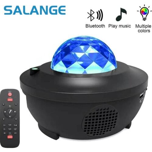 Galaxy Projector Star Colorful Sky USB Voice Control Music Player LED Night Light Romantic Projection Lamp Blueteeth Speaker