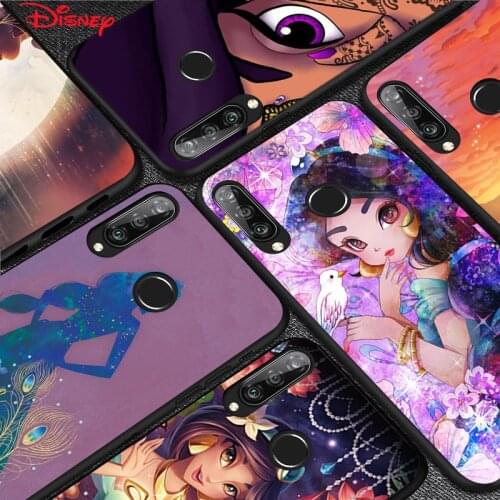 TPU Silicone Cover Disney Jasmine Princess For Huawei P40 P30 P20 Pro P10 P9 P8 Lite E Plus 2019 2017 Phone Case