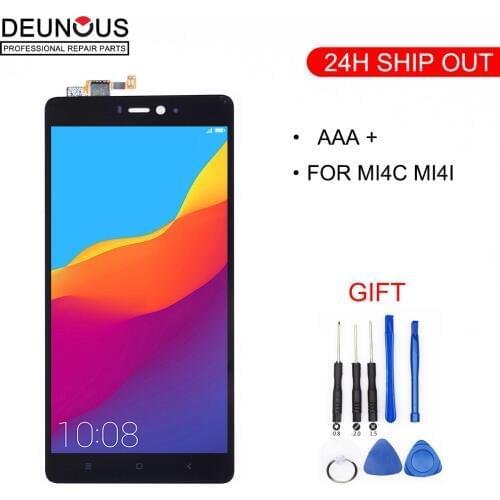 New For XIAOMi Mi4c Mi4i Display LCD + Touch Screen Digitizer Assembly Replacement Mi 4c Mi 4i phone LCD Display