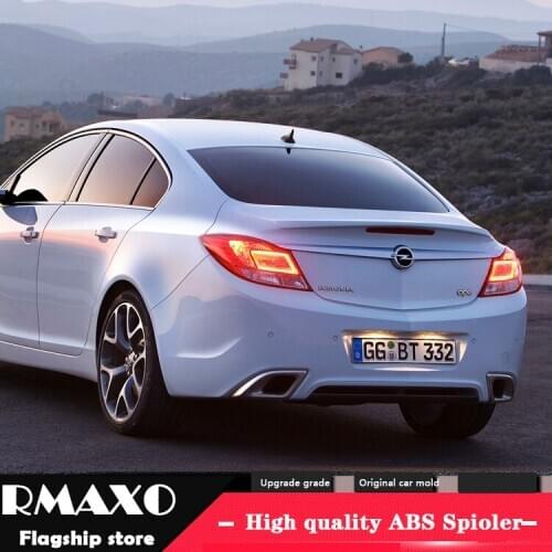 For OPEL insignia Spoiler 2008-2013 insignia spoiler High Quality ABS Material Car Rear Wing Primer Color Rear Spoiler