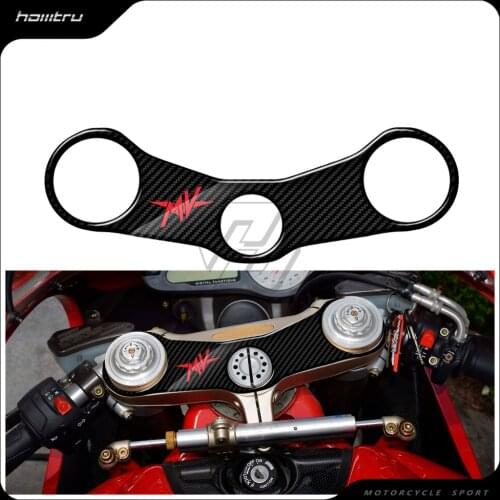 3D Carbon-look Upper Triple Yoke Defender Case for MV Agusta F4 Models 2000-2006