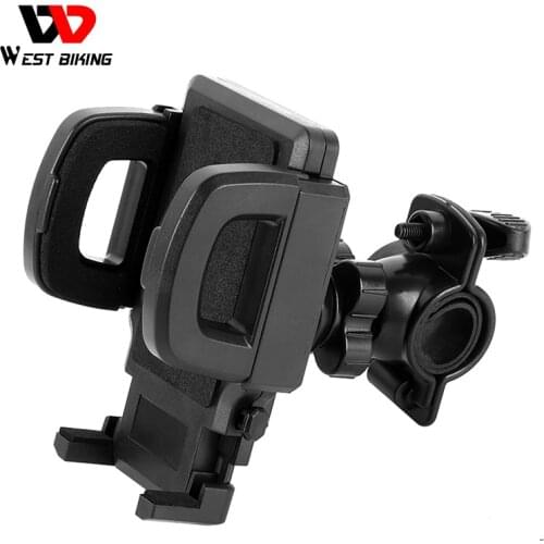 WEST BIKING Bike GPS Navigation Holder 360 Degree Rotation Phone Holder Stand Bracket Universal Cycling Bicycle Phone Holder