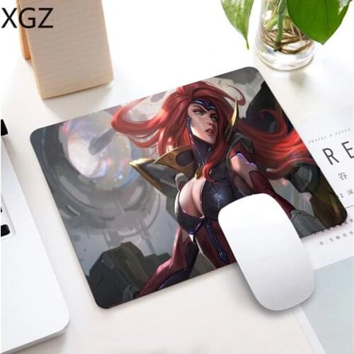 XGZ League of Legends Waterproof Non-slip Lockedge Small Size 25*29CM Mousepad Learning Gamer Cute Mouse Pad Laptop Keyboard Mat
