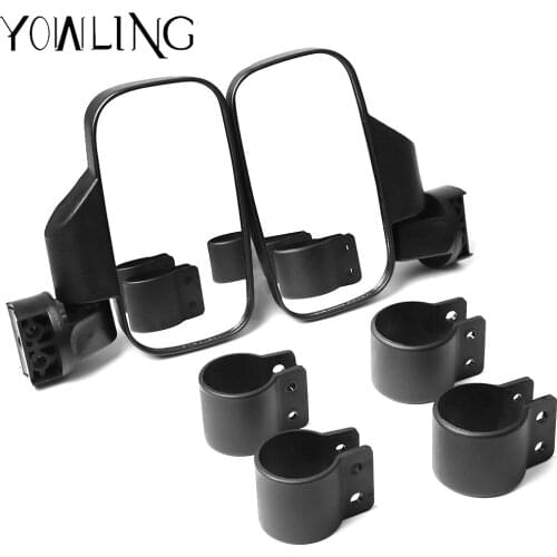 2021New UTV 1.75" 2" Mirrors Side Rear View Mirrors Rivets for Can Am Maverick X3 for Polaris RZR 800 900 1000 RZR PRO XP Yamaha