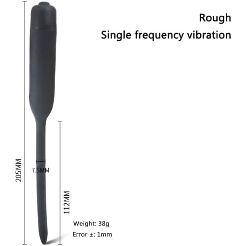 10 Vibration Silicone Men Ejaculation Delay Toy Urethral Plug Penis Sounding Rod for Male Masturbator Catheter Adult Sex Toys